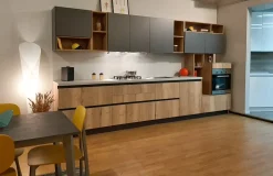 Cucina lineare Miky Artigianale con un ribasso vantaggioso