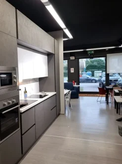 CUCINA lineare Mobilturi Nuova  cielo SCONTATA 54%