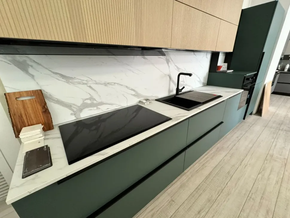 Cucina lineare moderna altri colori Arredo3 Tratto_10