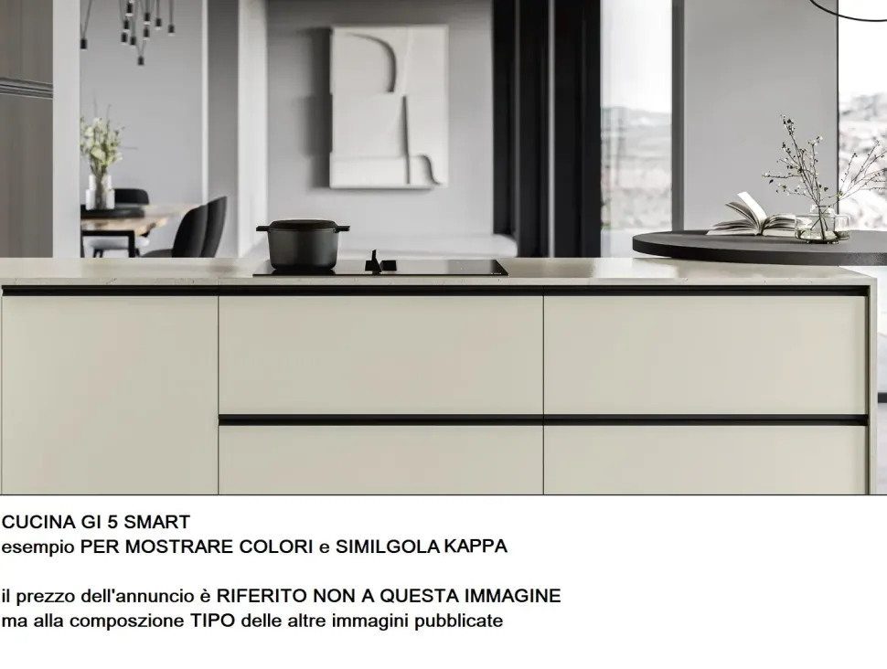 Cucina lineare moderna altri colori Gicinque 300promo2026bis a soli 4990 Euro
