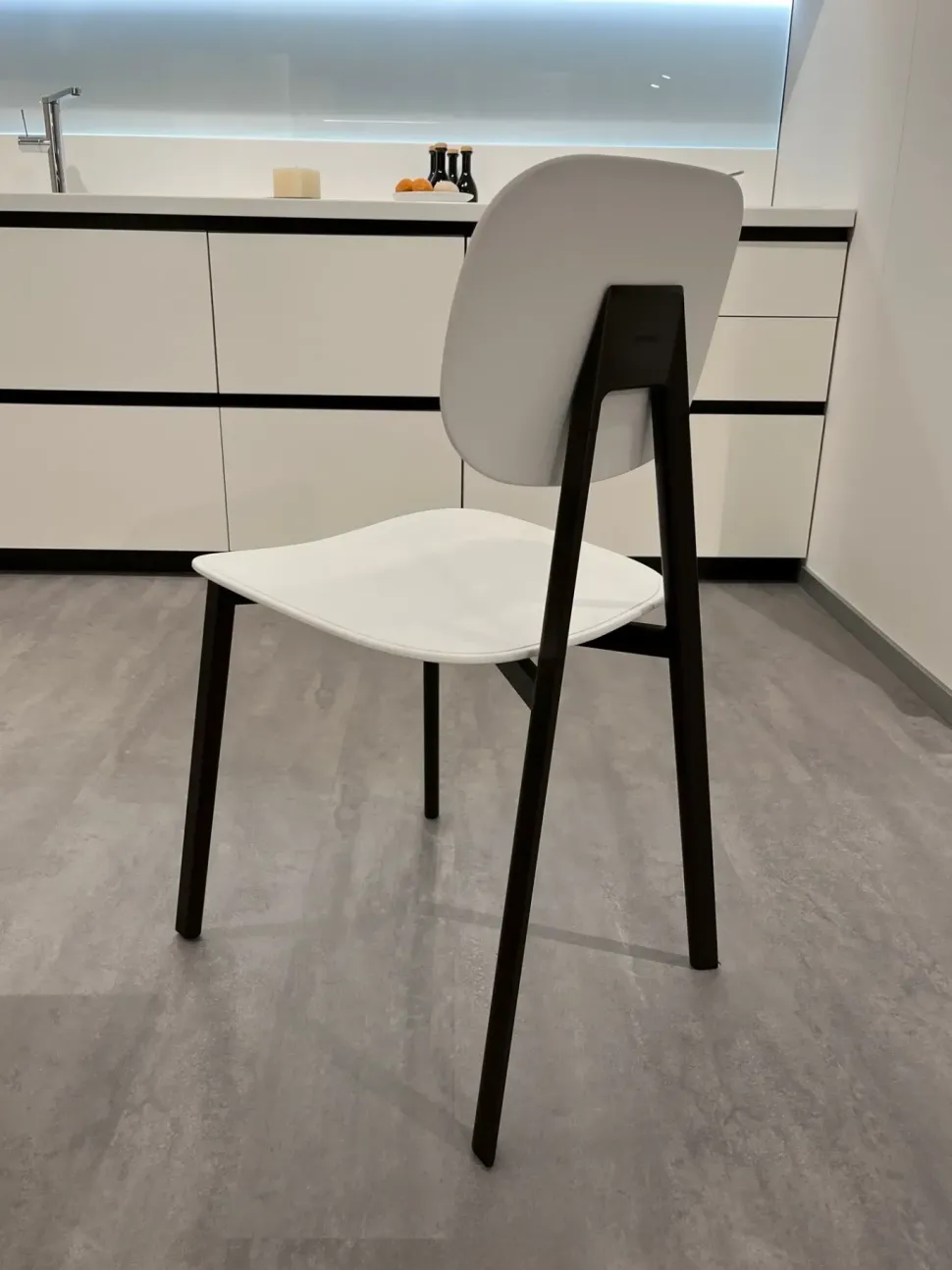 Cucina lineare moderna bianca Scavolini Delinea