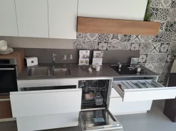 Cucina lineare moderna bianca Stosa Infinity a soli 7835 Euro