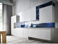 Cucina lineare moderna Fly Ar-tre a prezzo ribassato