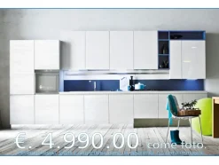 Cucina lineare moderna Fly Ar-tre a prezzo ribassato