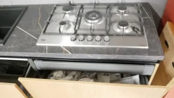 Cucina lineare moderna grigia Mobilturi Pop