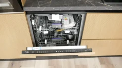 Cucina lineare moderna grigia Mobilturi Pop