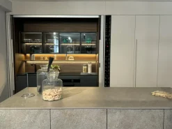 Cucina lineare moderna grigia Record cucine One a soli 15800 Euro