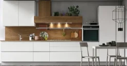 Cucina lineare moderna Infinity Stosa a prezzo ribassato