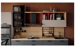 Cucina lineare moderna Ischia Imab a prezzo ribassato