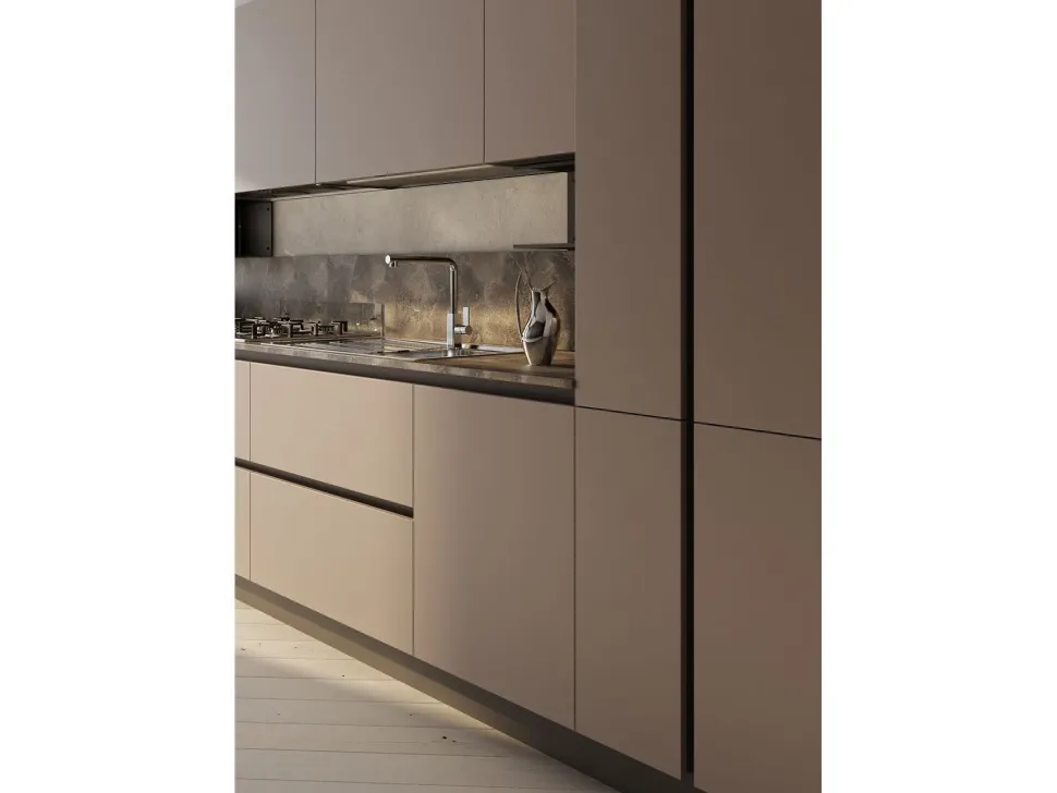 Cucina lineare moderna Lungomare Colombini casa a prezzo scontato