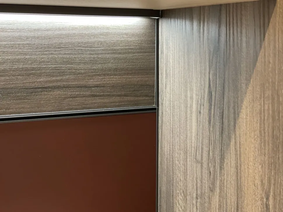 Cucina lineare moderna rossa Scavolini Boxlife