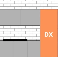 Cucina lineare moderna Sara ev Md work a prezzo scontato
