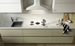 CUCINA lineare Seta Essebi laccata  SCONTATA