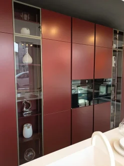 Cucina Lounge - riflex moderna rossa Veneta cucine con isola scontata 51%