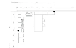 Cucina Lube cucine classica con penisola bianca in legno Claudia