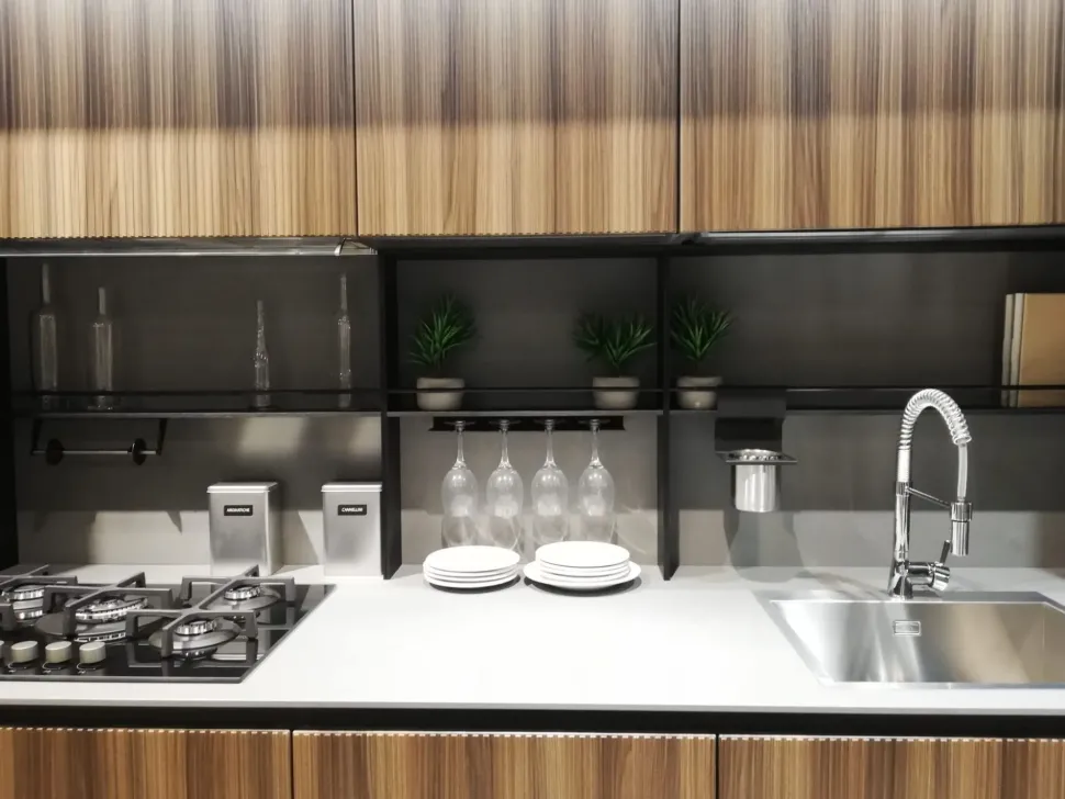 CUCINA Lube cucine Round neck PREZZO OUTLET scontata 60%