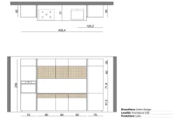 CUCINA Lube cucine Round neck PREZZO OUTLET scontata 60%