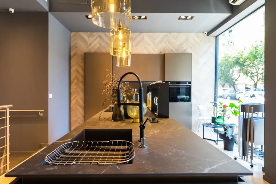 Cucina magnolia design ad isola Libra Scavolini