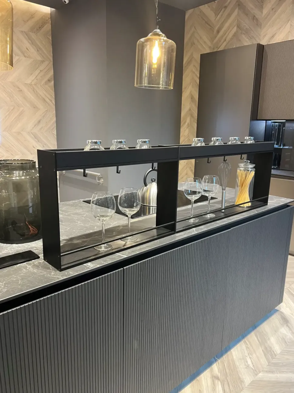 Cucina magnolia design ad isola Libra Scavolini