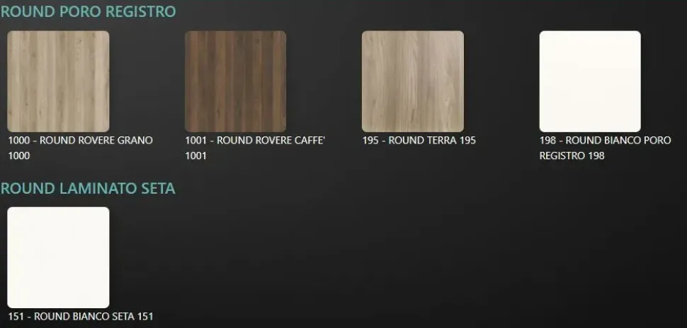 Cucina magnolia moderna con penisola Arredo3 Round 3 a soli 9000 Euro