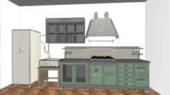 Cucina Marchi cucine design lineare altri colori in resina cementizia Lomi