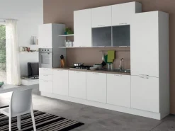 Cucina Marylin Aran bianca, moderna, lineare a 5000€.