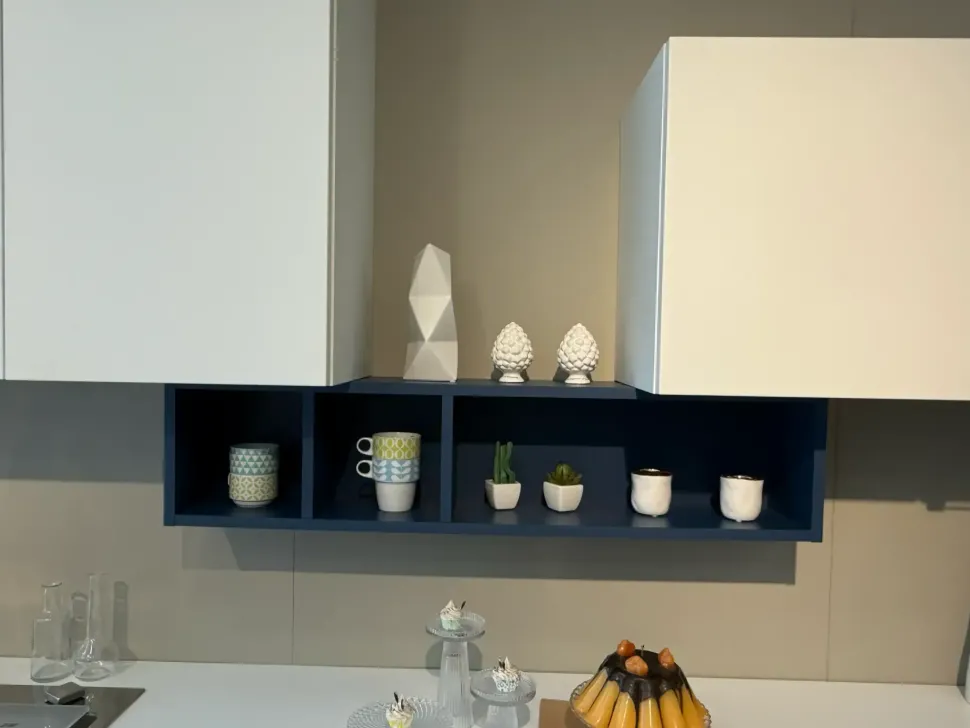 Cucina Materia moderna bianca Doimo cucine lineare scontata 50%