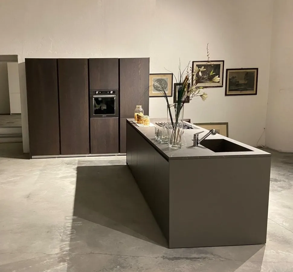 Cucina Mh6 con isola Modulnova con un ribasso imperdibile
