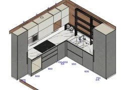 Cucina modello Boxi Scavolini PREZZO SCONTATO 46%