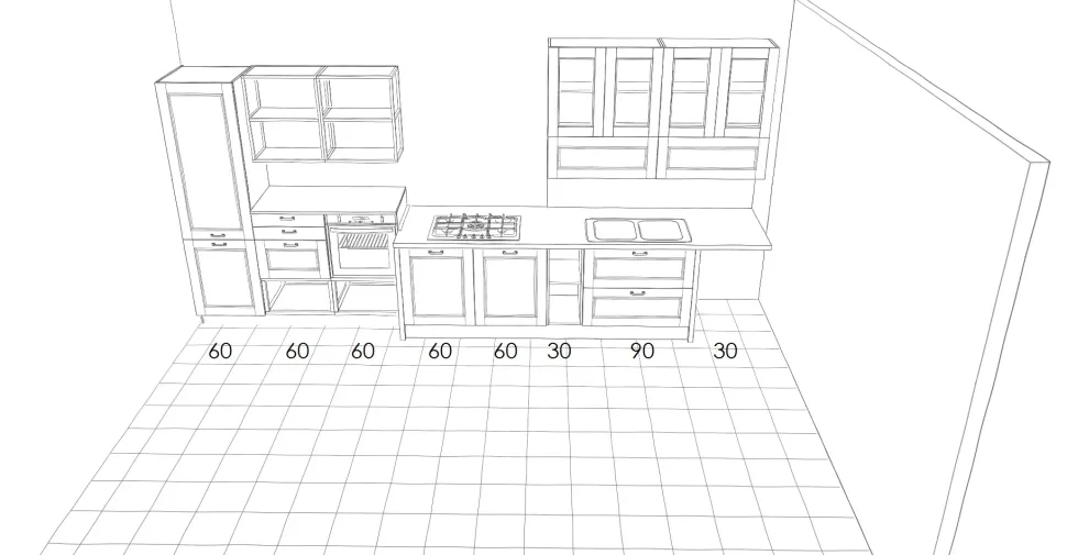 Cucina modello Country Cucine store PREZZO SCONTATO