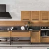 Cucina modello Cucina industrial legno frame con maniglia particolare  Collezione esclusiva PREZZO SCONTATO 50%