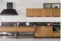 Cucina modello Cucina industrial legno frame con maniglia particolare  Collezione esclusiva PREZZO SCONTATO 50%