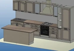 Cucina modello Cucina mida shabby chic vero legno   Colombini casa PREZZO SCONTATO 58%