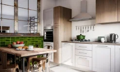 Cucina modello cucina shabby white easy ed effetto rovere Collezione esclusiva PREZZO SCONTATO 42%