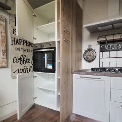 Cucina modello cucina shabby white easy ed effetto rovere Collezione esclusiva PREZZO SCONTATO 42%