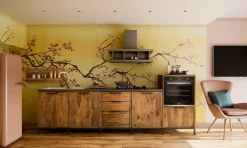 Cucina modello Cucina totla  wood in vero legno  Nuovi mondi collection PREZZO SCONTATO 58%