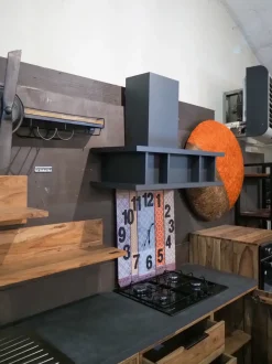 Cucina modello Cucina totla  wood in vero legno  Nuovi mondi collection PREZZO SCONTATO 58%