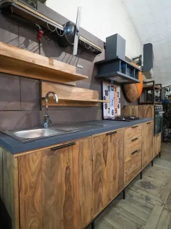 Cucina modello Cucina totla  wood in vero legno  Nuovi mondi collection PREZZO SCONTATO 58%