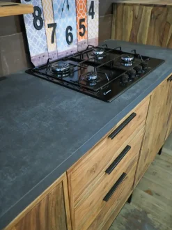 Cucina modello Cucina totla  wood in vero legno  Nuovi mondi collection PREZZO SCONTATO 58%