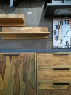 Cucina modello Cucina totla  wood in vero legno  Nuovi mondi collection PREZZO SCONTATO 58%