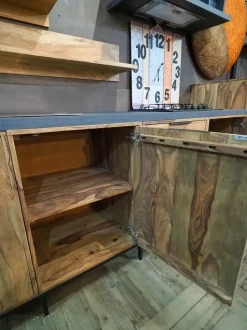 Cucina modello Cucina totla  wood in vero legno  Nuovi mondi collection PREZZO SCONTATO 58%