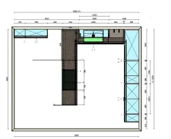 Cucina modello Domino composizione 06 Prima cucine PREZZO SCONTATO 50%