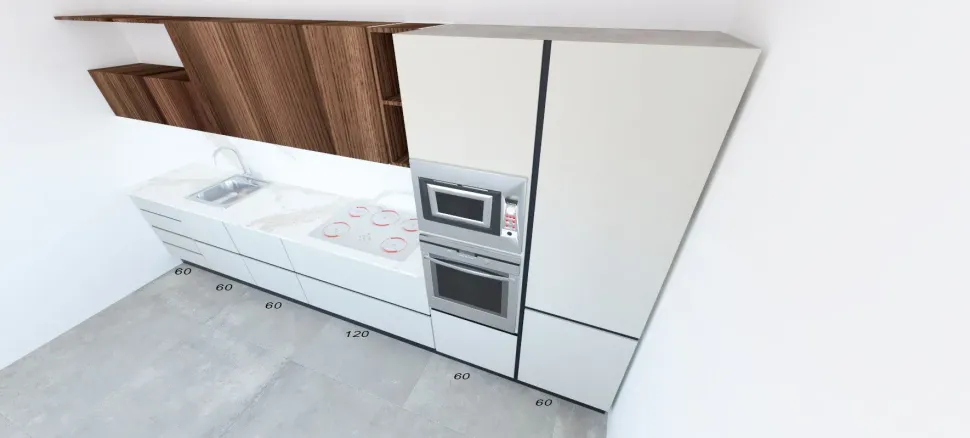 Cucina modello Sp 22 Astra PREZZO SCONTATO