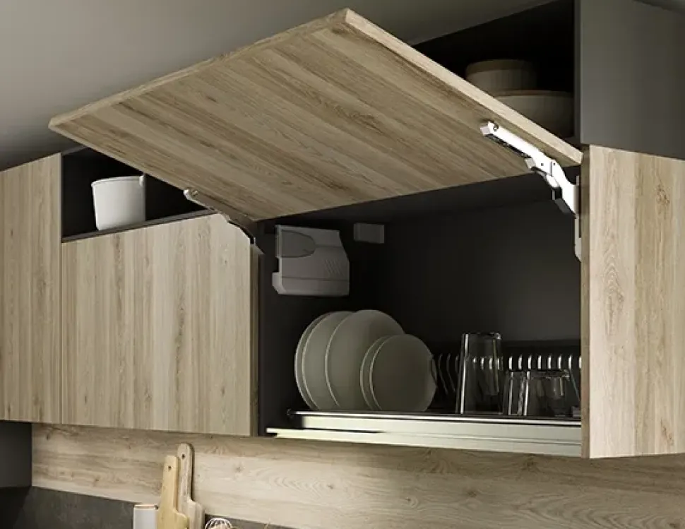 Cucina moderna ad angolo Zoe Prima cucine a prezzo scontato