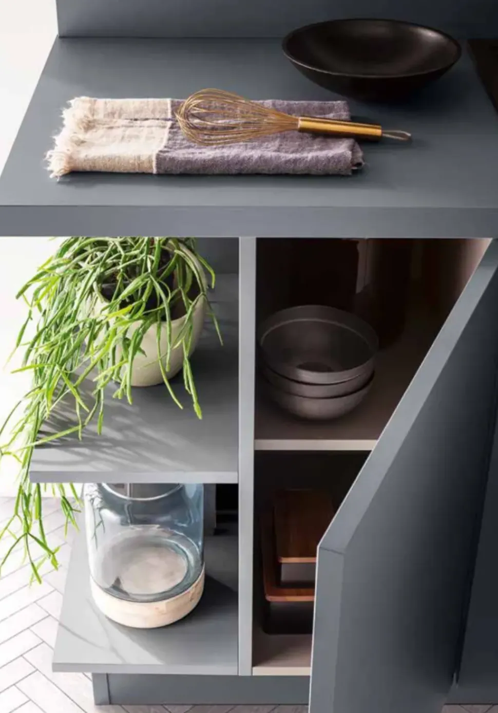 Cucina moderna ad angolo Ar-tre Laccata opaco a prezzo ribassato