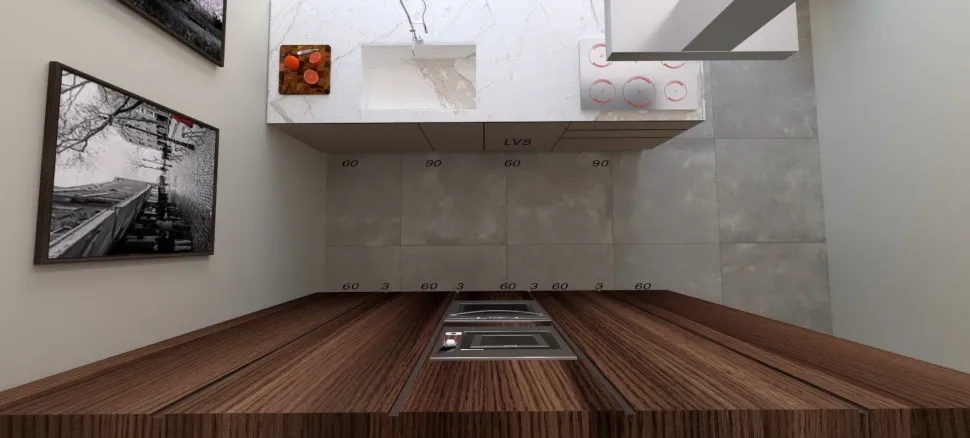 Cucina moderna ad isola Astra Sp22 a prezzo ribassato