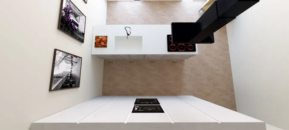 Cucina moderna altri colori Astra ad isola Sp22 in offerta