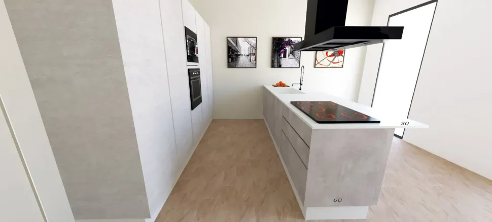 Cucina moderna altri colori Astra ad isola Sp22 in offerta