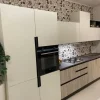 Cucina moderna bianca Arrex lineare Lab scontata