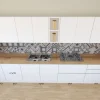 Cucina moderna bianca Astra lineare Line scontata affrettati